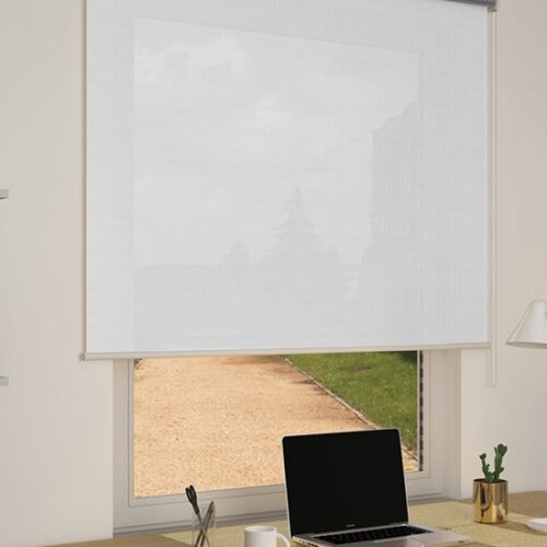 screen2_metal_bianco Tende a Rullo con tessuto Filtrante Microforato "Screen 3%" - 1100