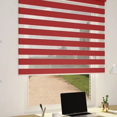 vnv_rosso_773 Tende a Rullo da interno con tessuto "Day and Night" - 18180
