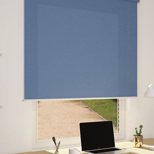 shiny_blu_scuro_70 Tende a Rullo Decorative con tessuto Filtrante "Shiny" - 17912