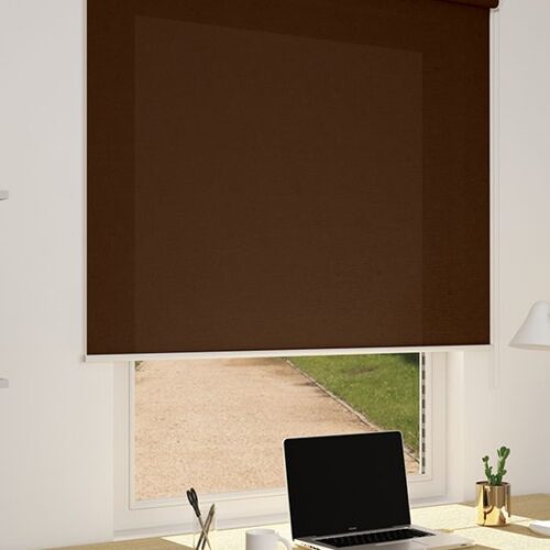 lines_marrone_2040 Tende a Rullo Decorative con tessuto Filtrante "Lines" - 18320